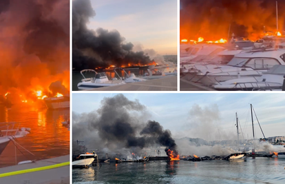 Kaos u Medulinu, vatra gutala brodice u marini: 'Spavao sam, a onda se čula jaka eksplozija!'