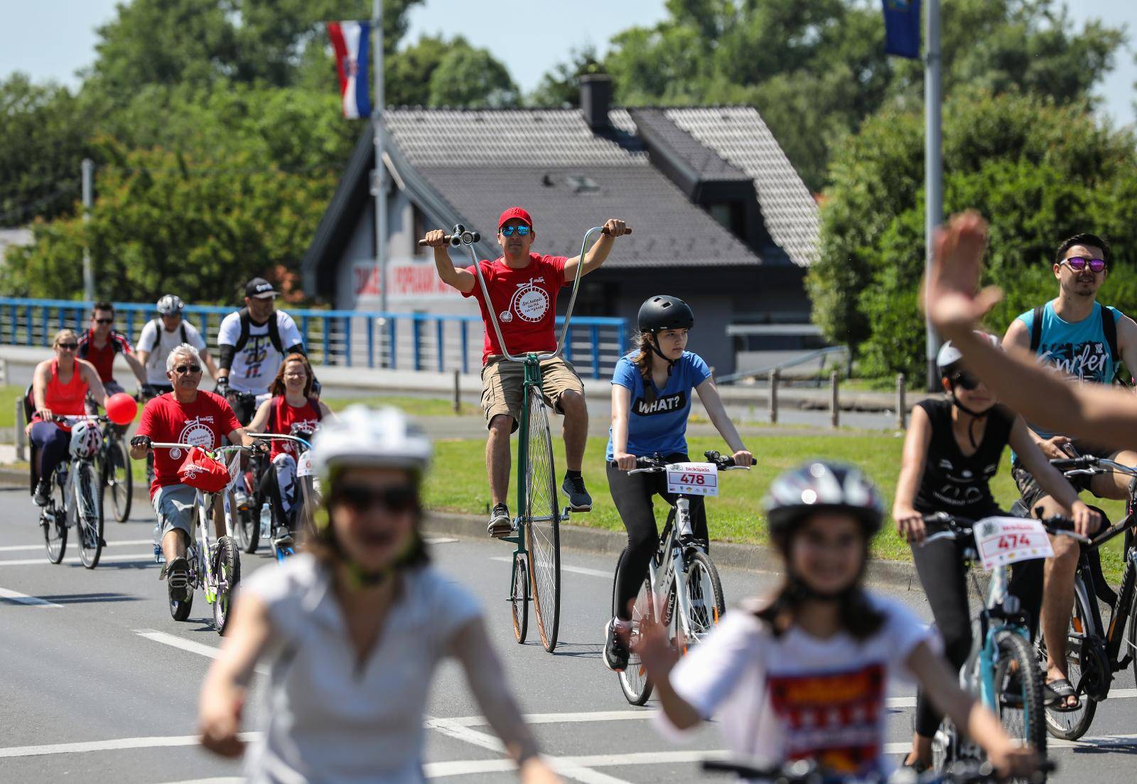 Završila je 39. Večernjakova biciklijada: Nakon pedaliranja započeo je tulum na Bundeku