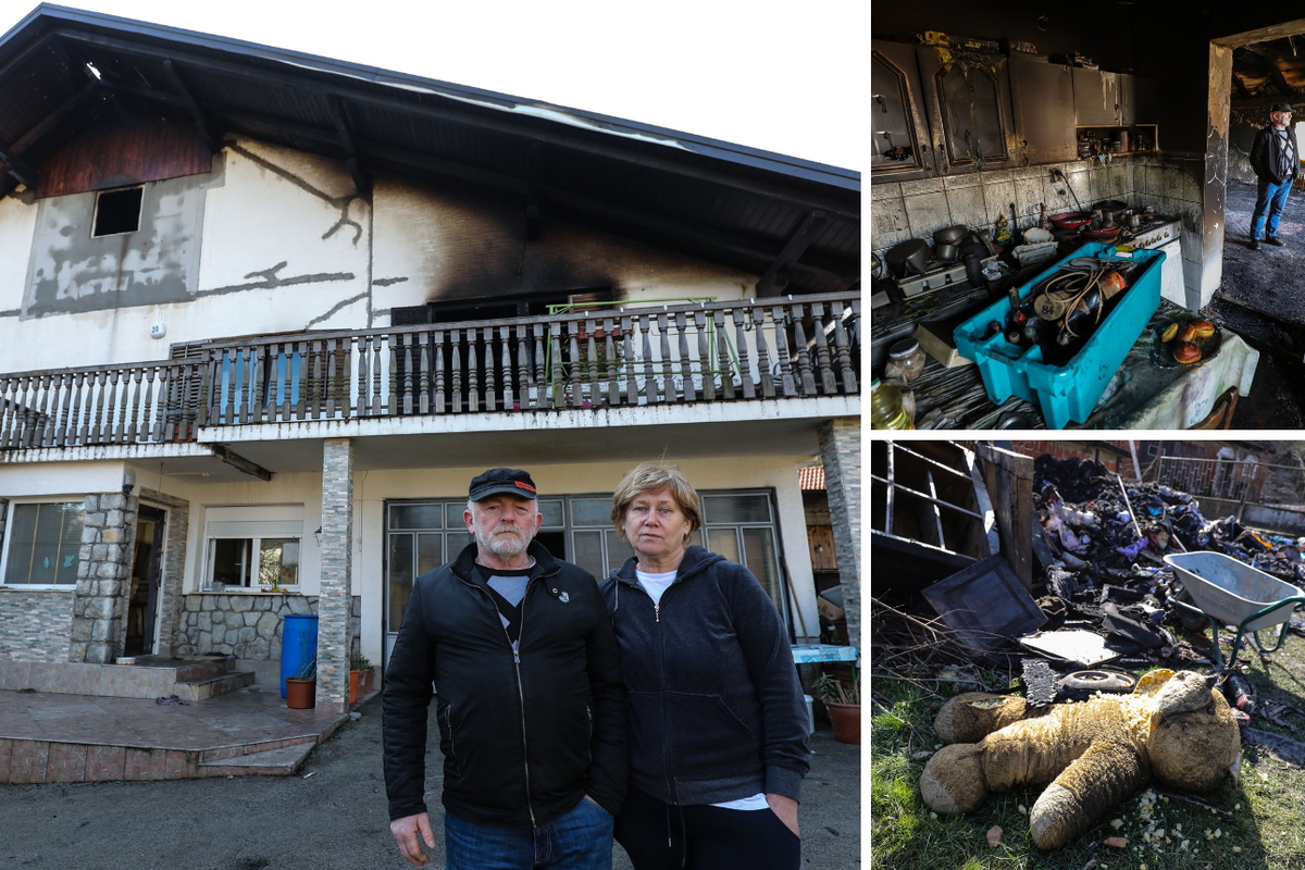 Obnovili kuću nakon potresa, a sad je izgorjela: 'Samo smo nepomično stajali i plakali'