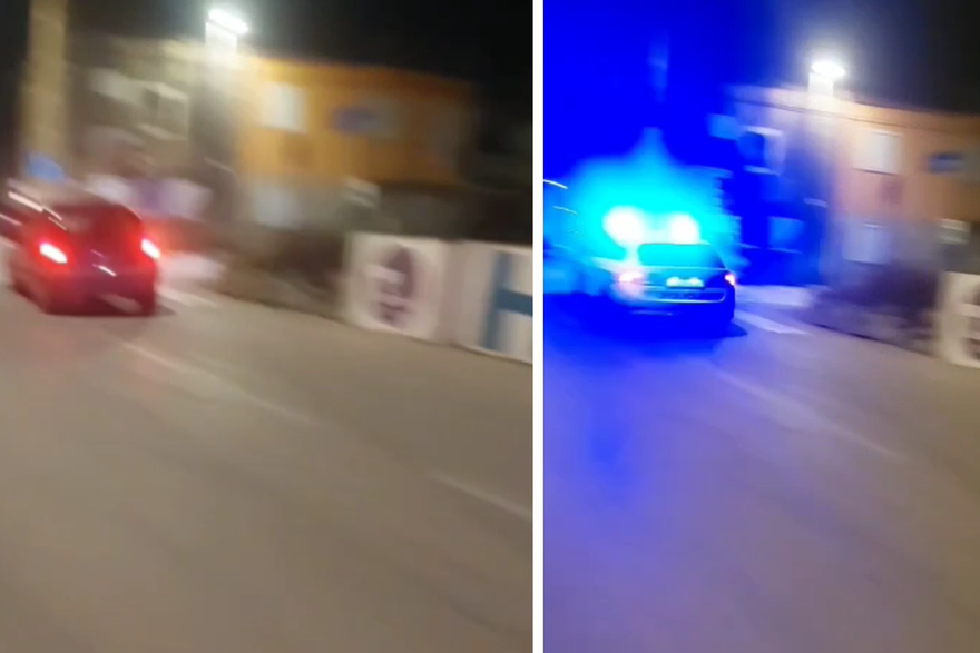 VIDEO Potjera kod Pirovca: Bez dozvole u neregistriranom autu deset kilometara bježao policiji