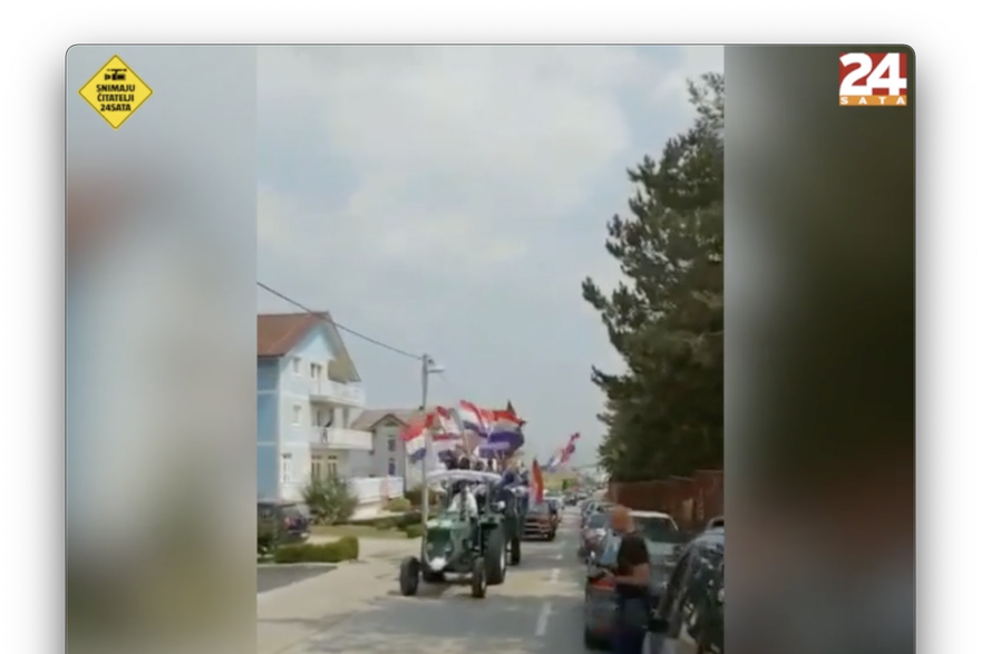 Po mladu u Tomislavgradu došli traktorom: Punica se kladila da će stići brže od njih - pješke!