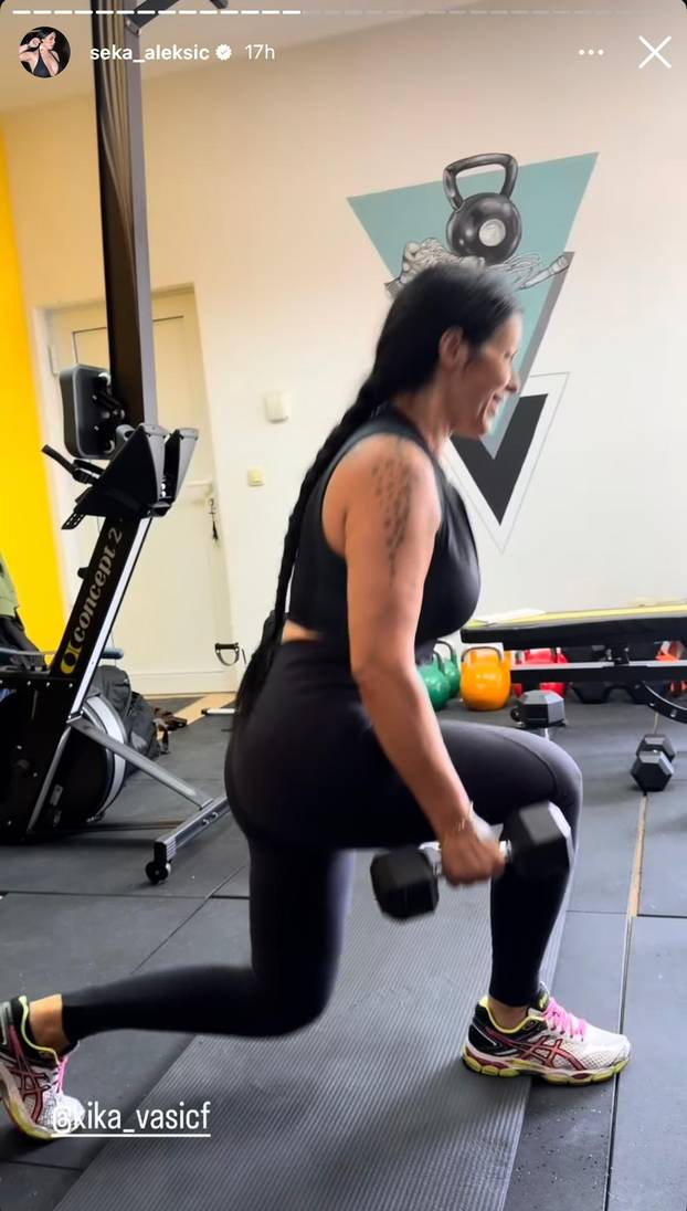 FOTO Seka Aleksić izgubila je 14 kilograma, evo kako trenira...