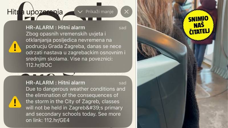 VIDEO 'Cijeli tramvaj je svirao. Ljudi nisu znali ugasiti alarm'