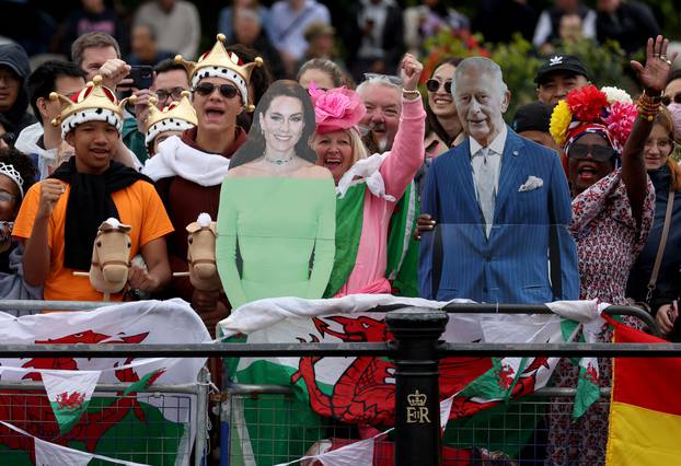 Trooping the Colour parade to honour Britain's King Charles on his official birthday, in London