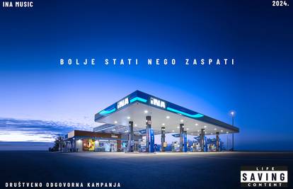 „Bolje stati nego zaspati“ – INA inovativno ukazuje na problem umora kod vozača