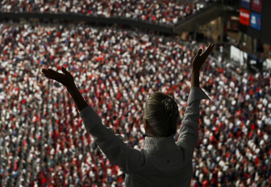 Memorial service for slain conservative commentator Charlie Kirk, in Glendale