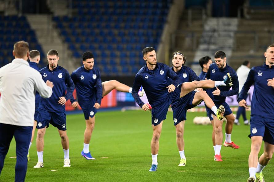 Genk: Nogometaši Dinama odradili trening uoči utakmice protiv Genka
