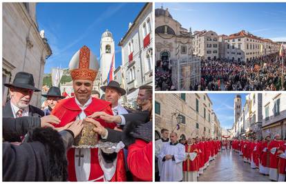 FOTO Pogledajte gužvu na sv. Vlahi: Dubrovčani su proslavili Festu, došli su i mnogi političari