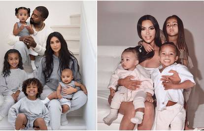 Kim i Kanye čestitali fanovima Božić obiteljskom fotografijom