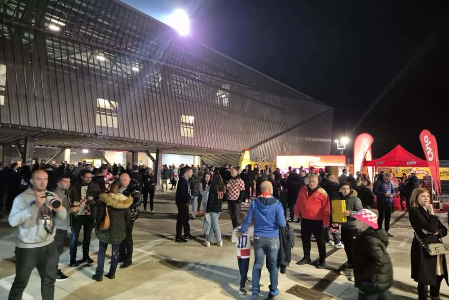 Atmosfera u Rijeci prije utakmice