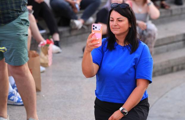 Zagreb: Praćenje utakmice između BiH i Švicarske