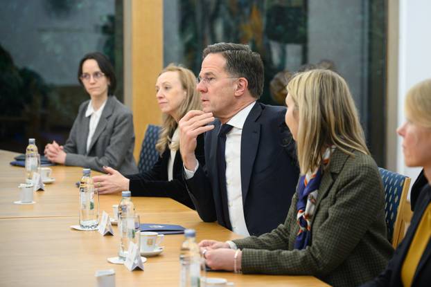 Zagreb: Predsjednik Republike Zoran Milanović primio glavnog tajnika NATO-a Marka Ruttea