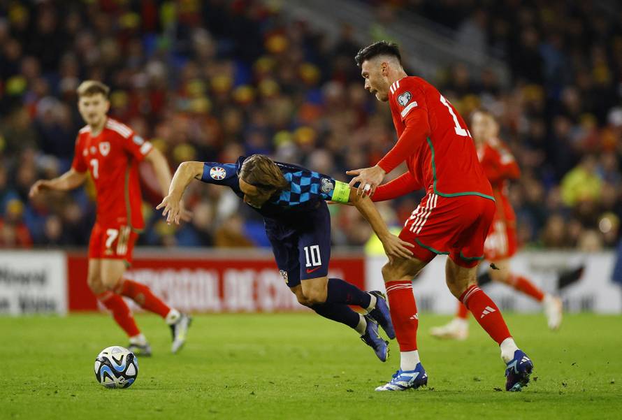 Euro 2024 Qualifier - Group D - Wales v Croatia