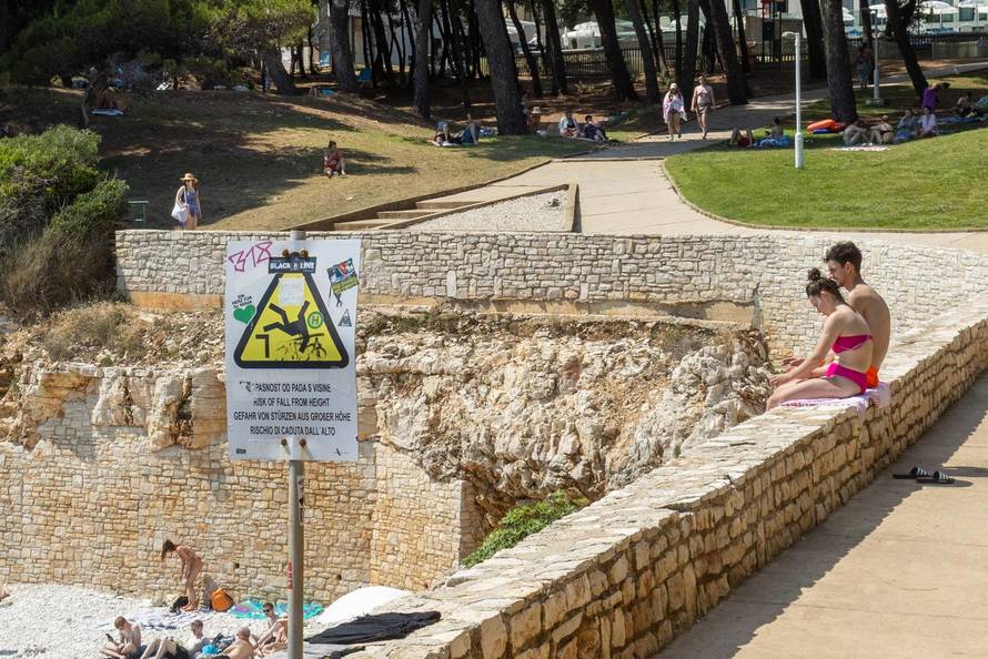 Pula: Havajska plaža na Verudeli raj je za kupače i ljubitelje skokova sa stijena