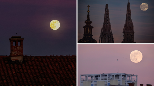 FOTO Prvi puni Mjesec 2023. obasjao nebo: Pogledajte zapanjujuće fotke iz Hrvatske