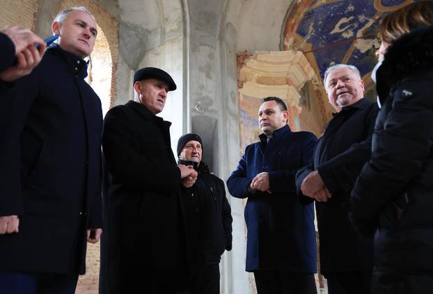 Žažina: Obilazak obnove crkve sv. Nikole i Vida