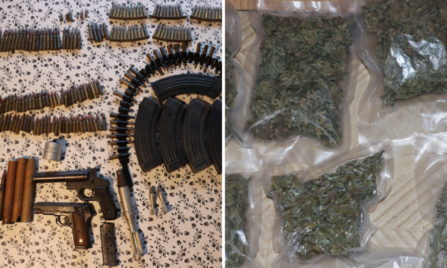 FOTO Četvorka kod Koprivnice uzgajala marihuanu, uhitili ih. Pronašli i kalašnjikov, pištolje...