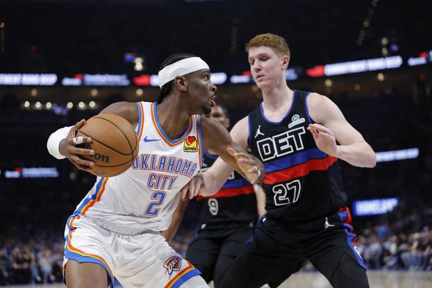 NBA: Detroit Pistons at Oklahoma City Thunder