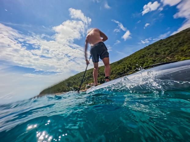 Uvala Pupnatska Luka na otoku Korčuli