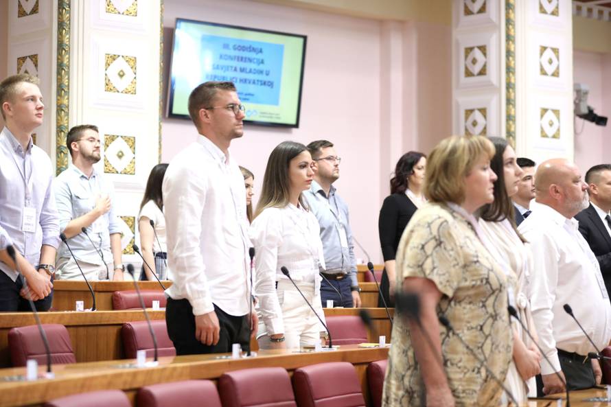 Zagreb: Plenković na otvorenju Treće godišnje konferencije Savjeta mladih u Republici Hrvatskoj