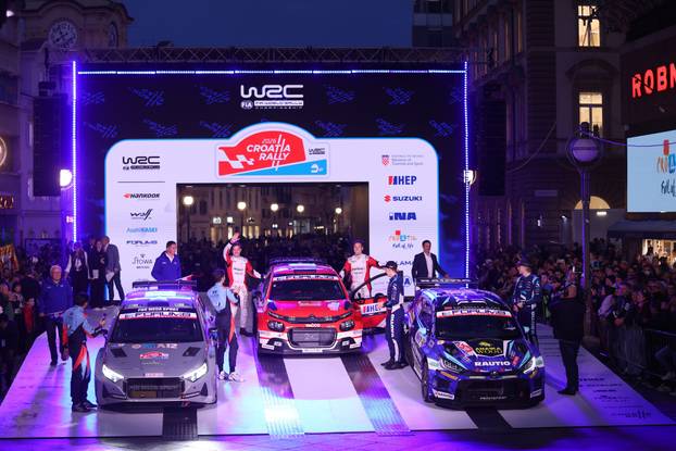 Rijeka: Ceremonijalni start WRC Croatia Rallyja 2026.