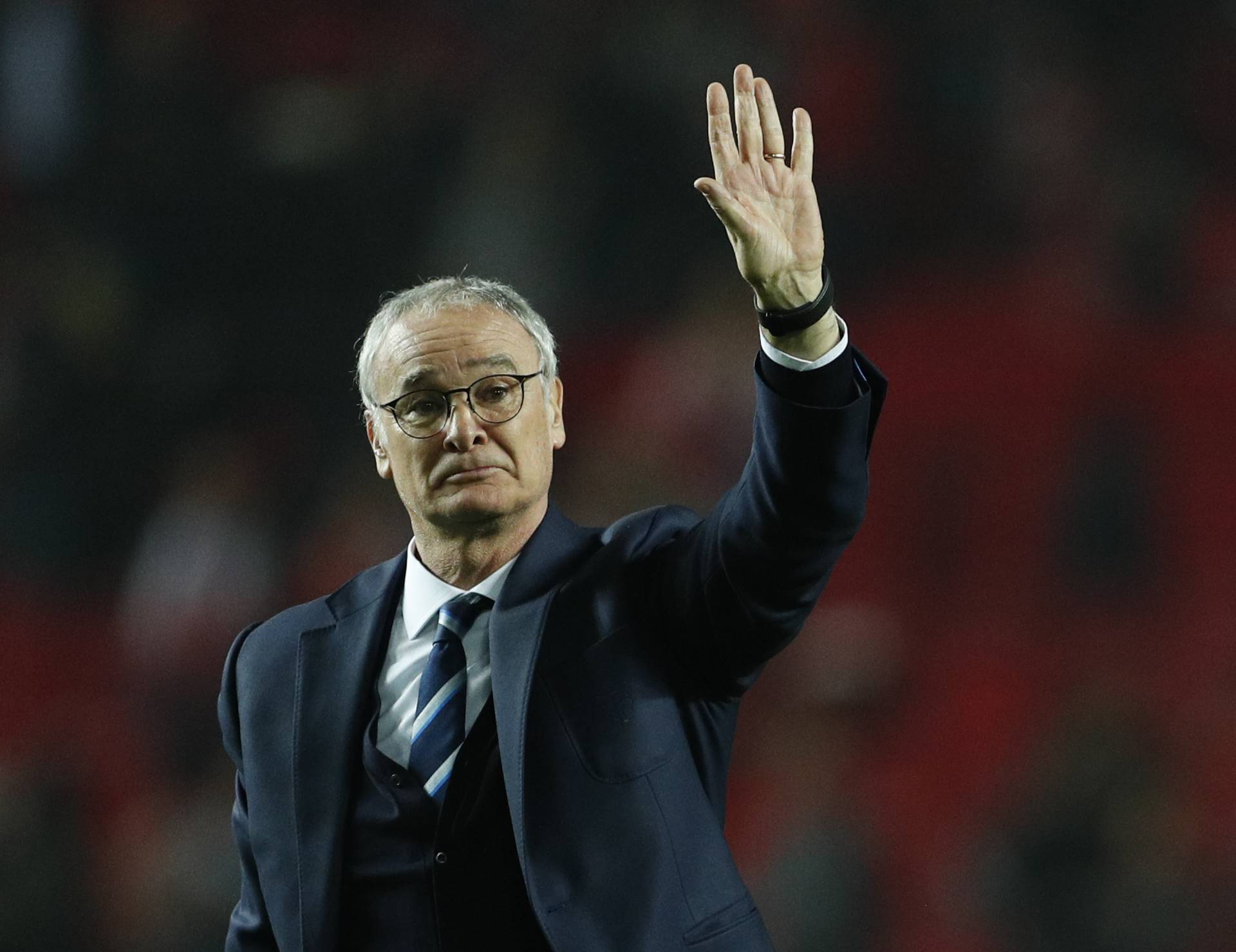 Leicester City manager Claudio Ranieri after the match