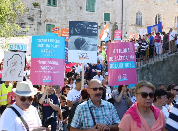 Prvi put u Šibeniku održan Hod za život