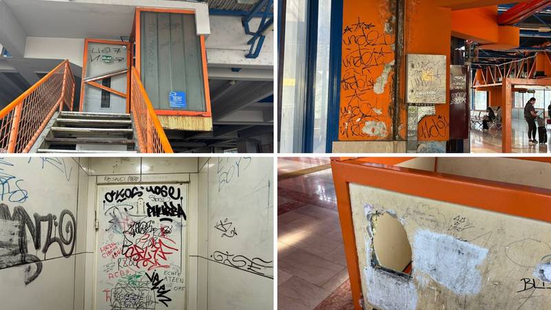 FOTO Autobusni kolodvor se raspada! Među putnike pala staklena stijenka, evo fotki