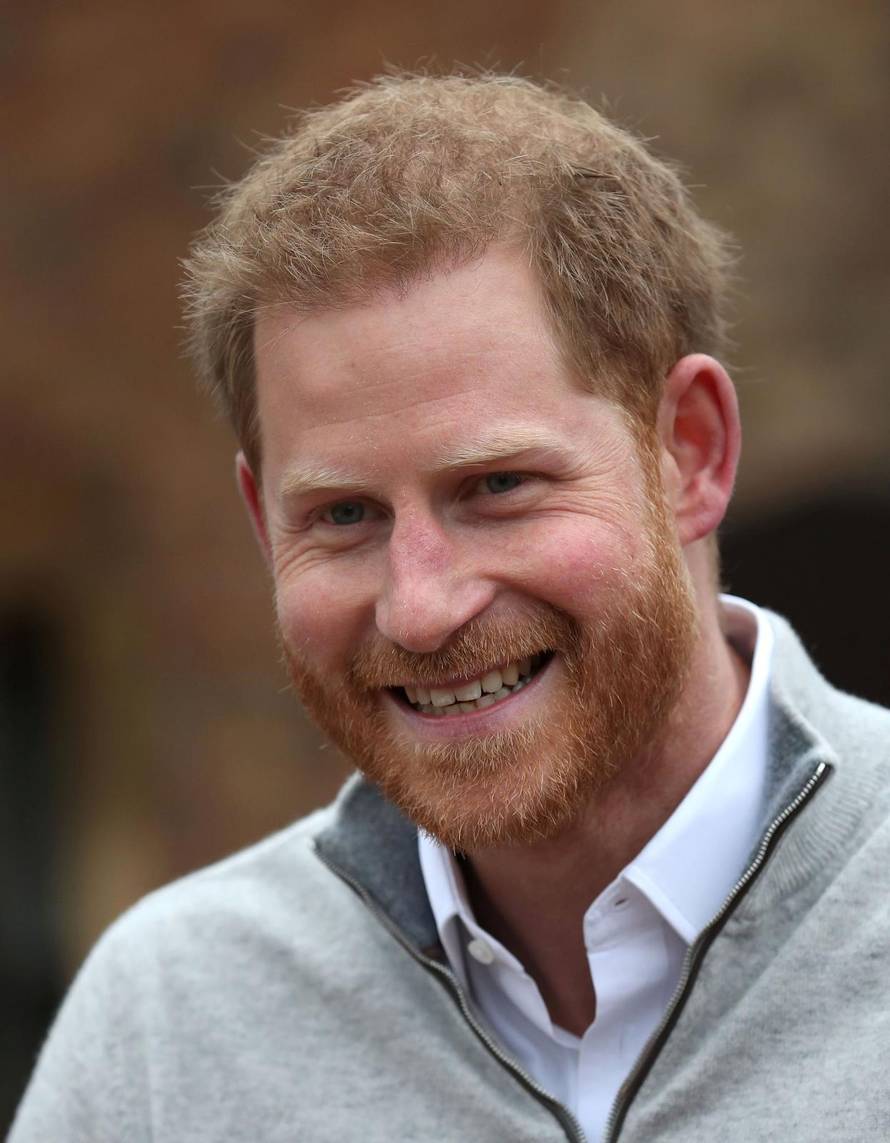 Britain's Prince Harry speaks after son's birth in Windsor