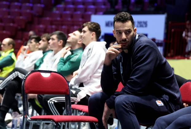 Malmo: Zvonimir Srna sa suigračima prati utakmicu Slovenija - Island 