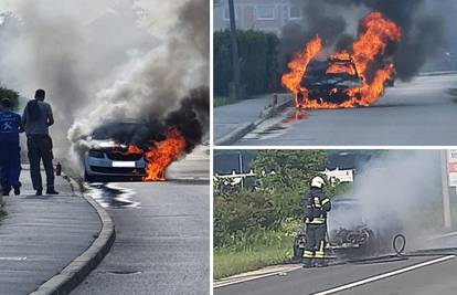 U Svetoj Nedelji izgorio novi BMW 5, a u Brezovici Škoda