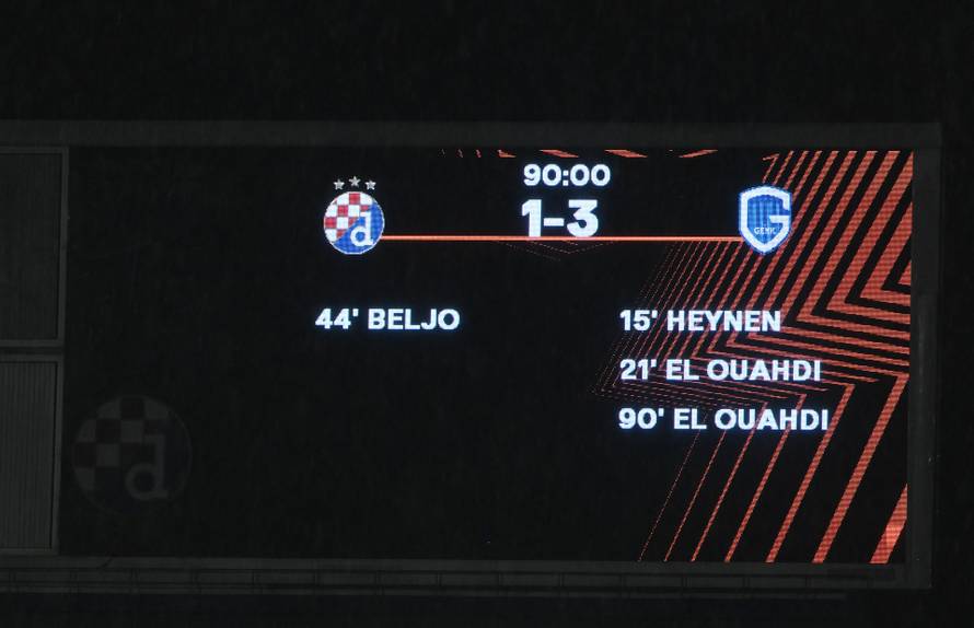 Zagreb: Dinamo poražen od Genka konačnim rezultatom 3:1