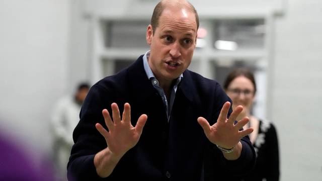 Prince William visits the new OnSide Youth Zone