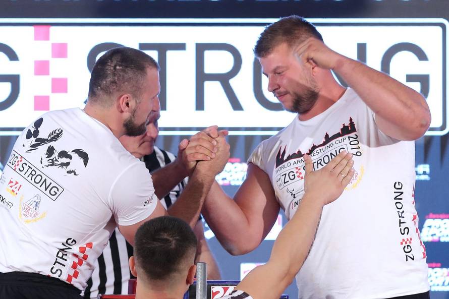 Zagreb: OdrÅ¾an Svjetski kup u obaranju ruke ZG Strong 2019.