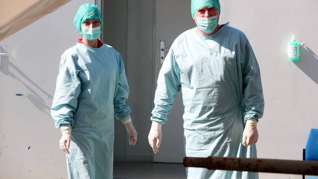 Karlovac: Pacijenti za testiranje na koronavirus u OB Karlovac prolaze proces trijaže