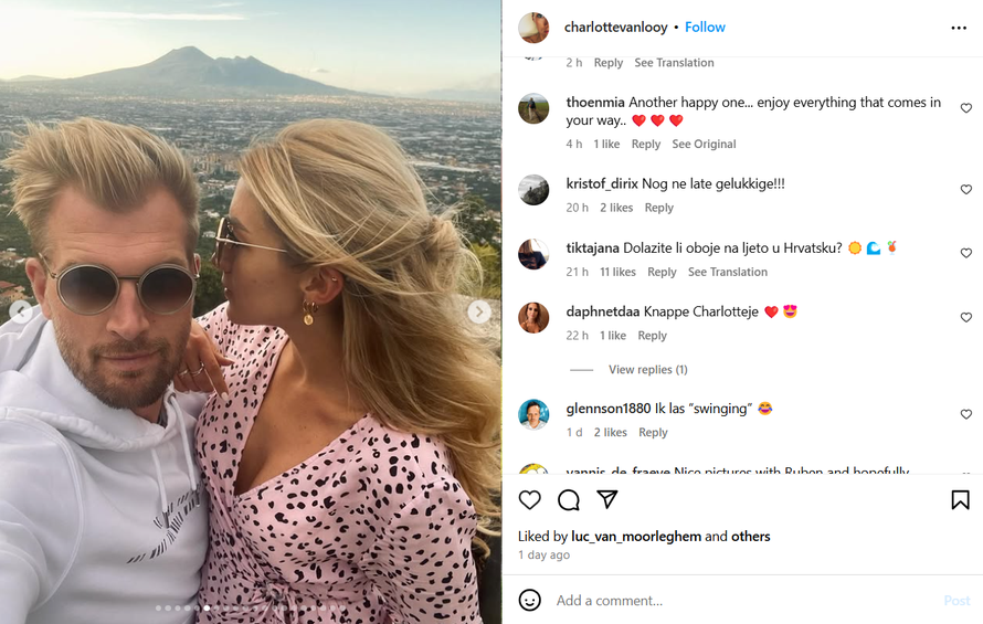 Navodna partnerica Rubena Van Guchta se pohvalila na Instagramu, pristižu čestitke