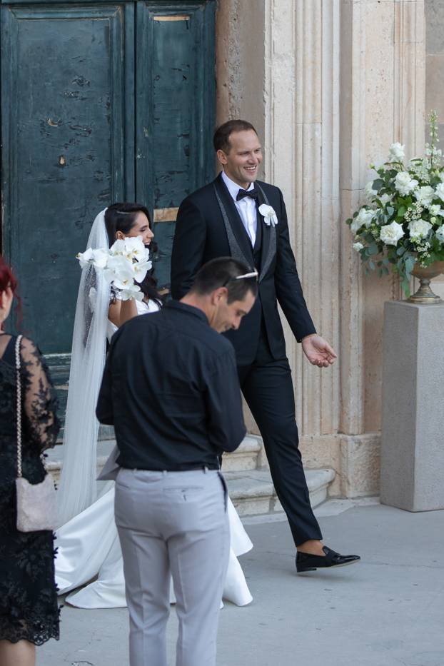 Zrinka Šahurić i Bojan Bogdanović vjenčali su se u Dubrovniku 