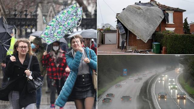 FOTO/VIDEO: Oluja Eunice ubila 13 ljudi, promet u kolapsu, neki dijelovi Europe ostali bez struje