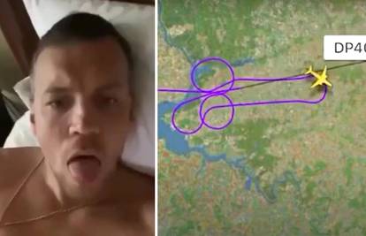 Ruski piloti na nebu nacrtali penis u znak podrške kapetanu