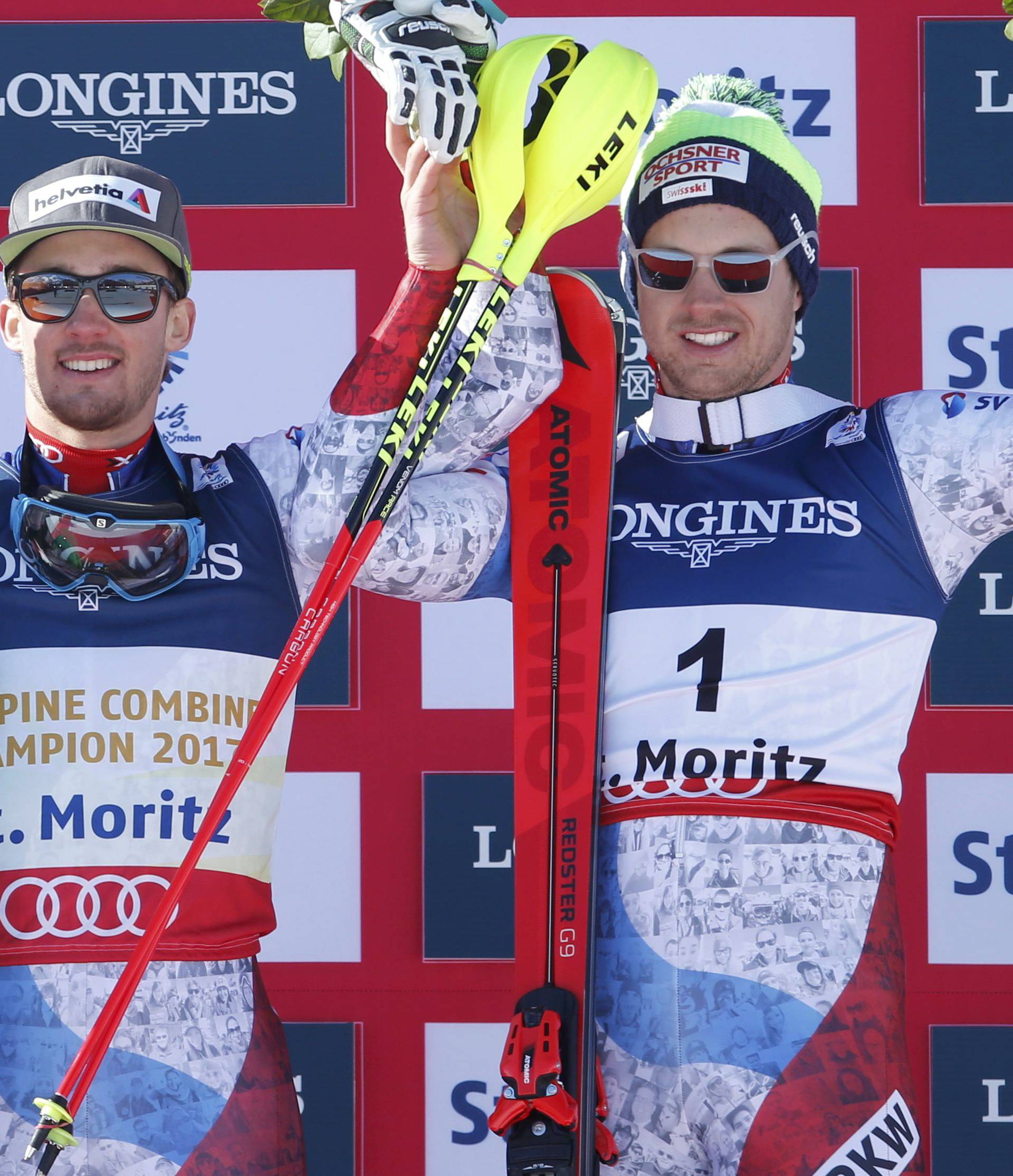 Alpine Skiing - FIS Alpine Skiing World Championships St. Moritz - Men's Alpine Combined - Slalom
