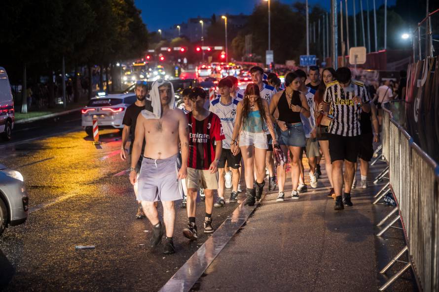 Split: Gužva nakon završetka Ultra Festivala