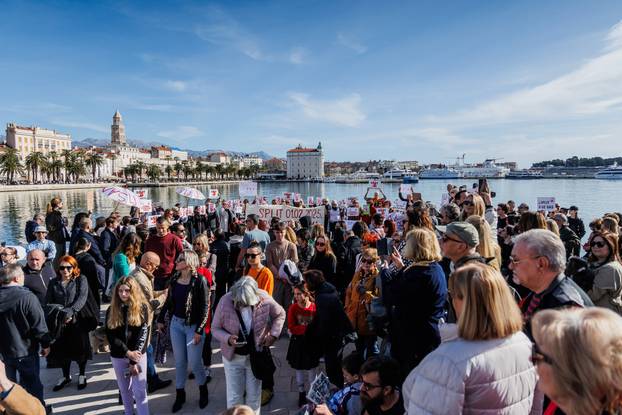 Split: Skup solidarnosti za studente u Srbiji