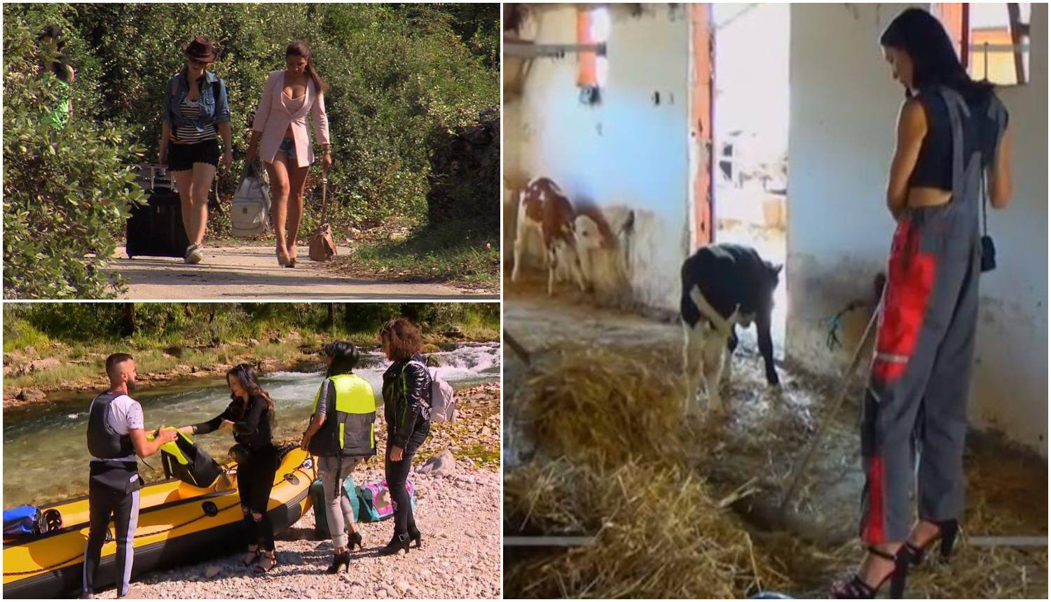 Moda na selu: Štalu su čistile u visokim petama, padale u blato