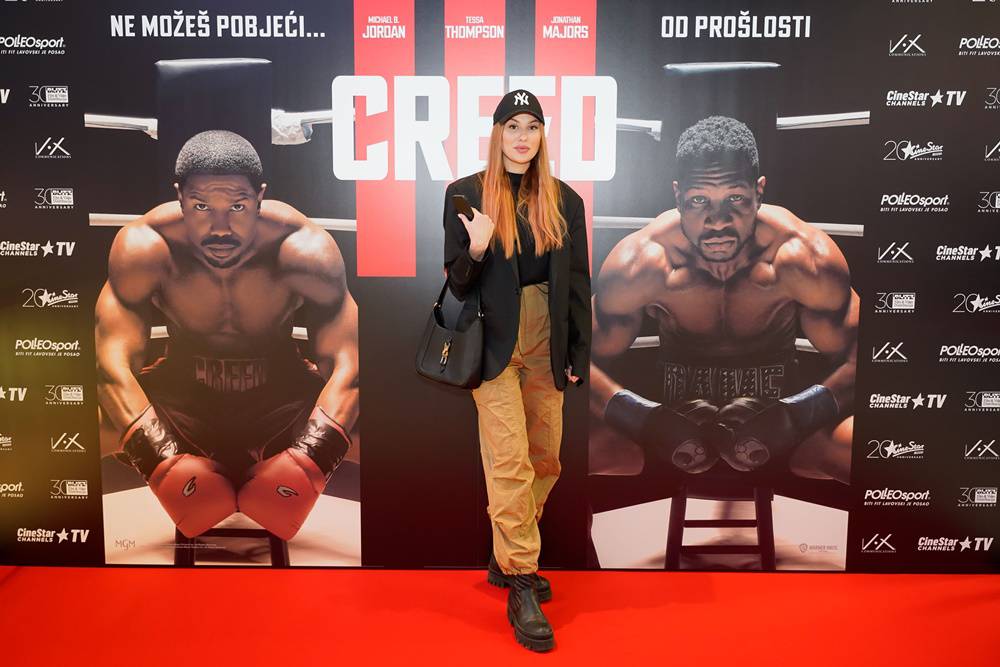 Na premijeri filma 'Creed III' u Zagrebu boksačko natjecanje, poznati su pokazali vještine