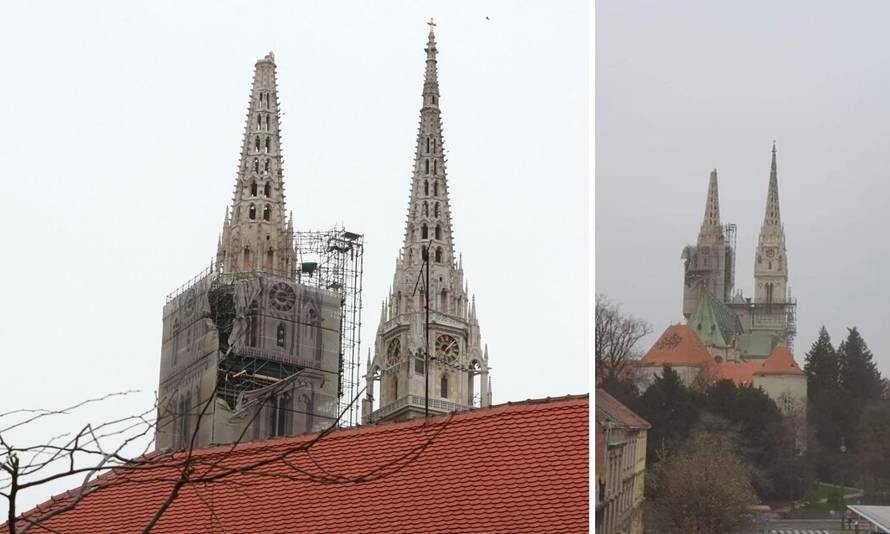 Nevjerojatni prizori: Potres je oštetio i Zagrebačku katedralu!