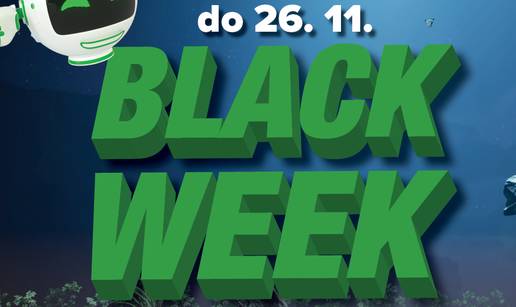 BLACK WEEK je stigao na Pevex.hr!