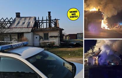 VIDEO Strašni prizori kraj Križa: 'Trčali smo van, od požara smo spašavali samo živu glavu'