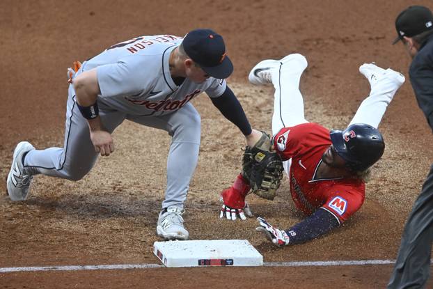 MLB: Detroit Tigers at Cleveland Guardians