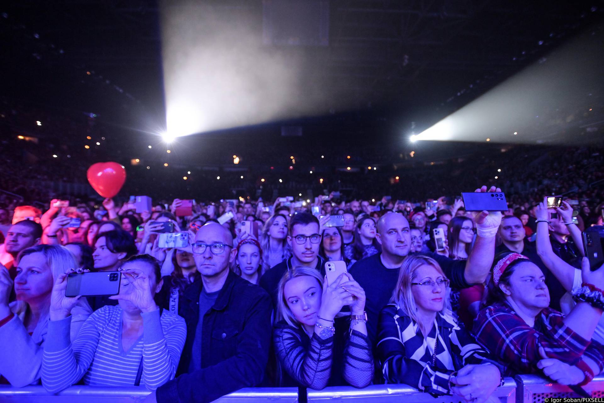 Koncert  Crvene jabuke u zagrebačkoj Areni