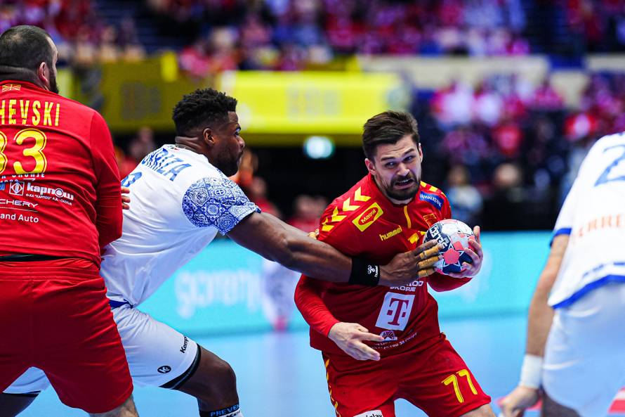 DEN, Nordmazedonien vs. Portugal, Handball, EHF Europameisterschaft 2026, Gruppe B, Spieltag 2, 18.01.2026